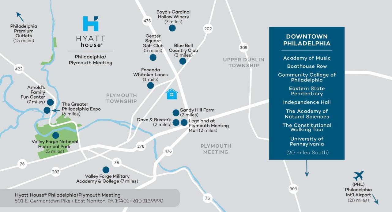 Hyatt House Philadelphia/Plymouth Meeting Hotel East Norriton Exterior foto